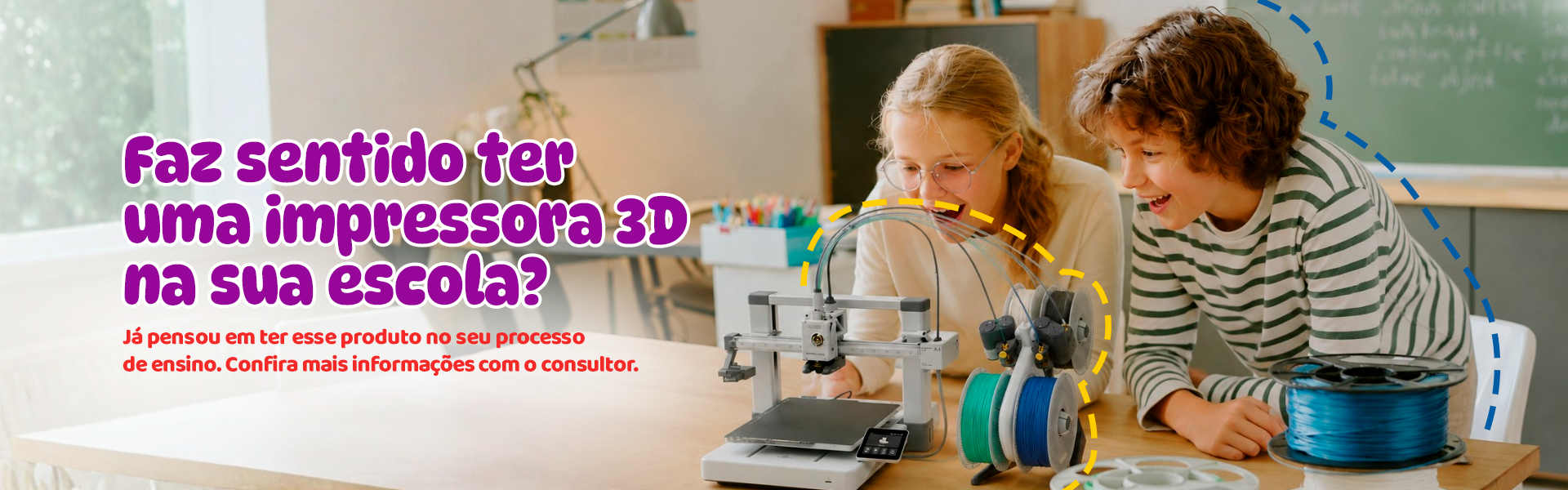Banner Impressora 3D