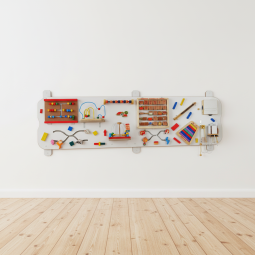Painel Psicomotor em Madeira Nabre Brinquedos imagem