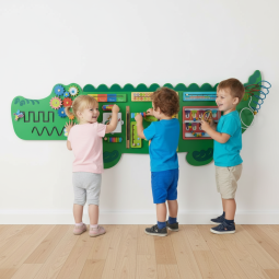 Painel Psicomotor Jacaré Nabre Brinquedos  imagem